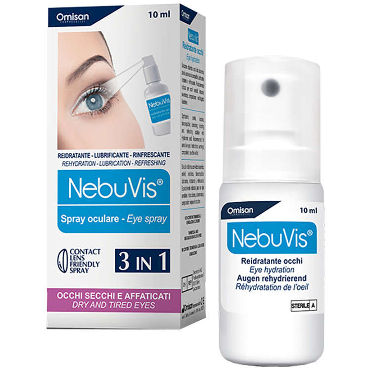 Nebuvis - Reidratante occhi spray 10 ml 1 pezzo