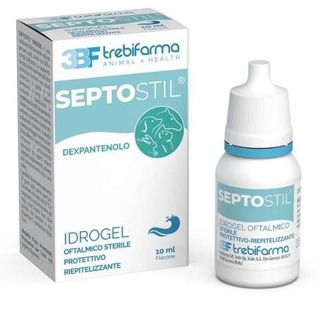 Trebifarma - Septostil soluzione oftalmica idratante epitelio protettiva lenitiva lubrificante per cani e gatti 10 ml