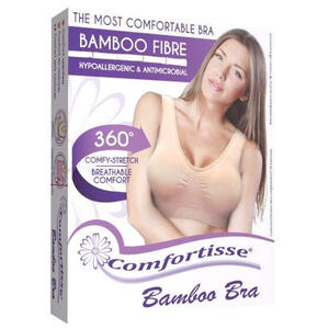 Comfortisse bamboo bra - Reggiseno in fibra di bambu' beige l-xl