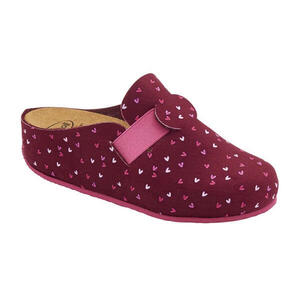 Scholl's - Calzatura lareth printed microfibre bis woman bordeaux microfibra stampata 41