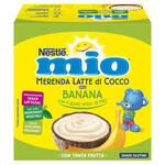 Nestlé mio - Mio merenda latte cocco con banana 4 pezzi