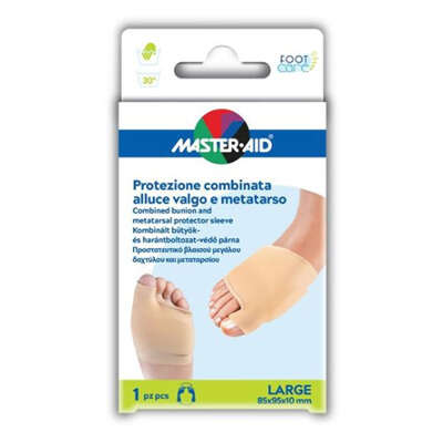Master aid - Protezione master-aid footcare per alluce valgo e metatarso large 1 pezzo d8