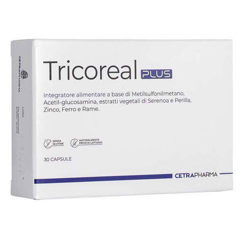 Cetra pharma - Tricoreal plus 30 capsule da 550 mg