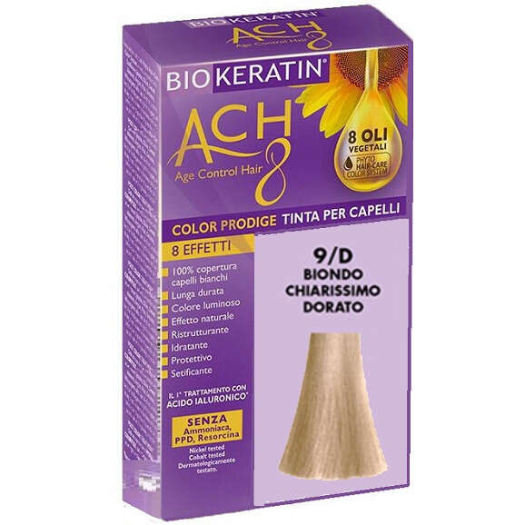Biokeratin - Ach8 color prodige 9/d biondo chiarissimo dorato