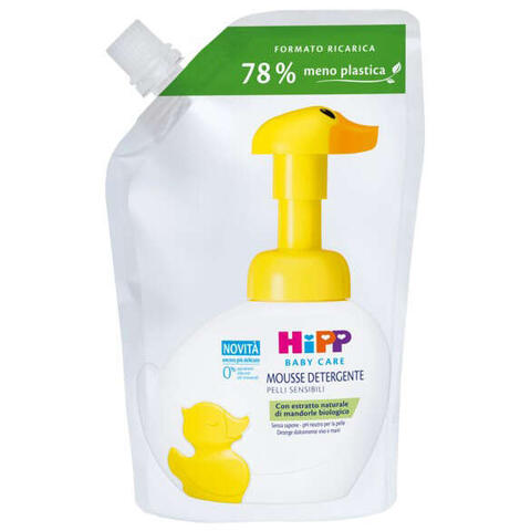 Hipp - Baby care ricarica mousse detergente paperella fun 250 ml