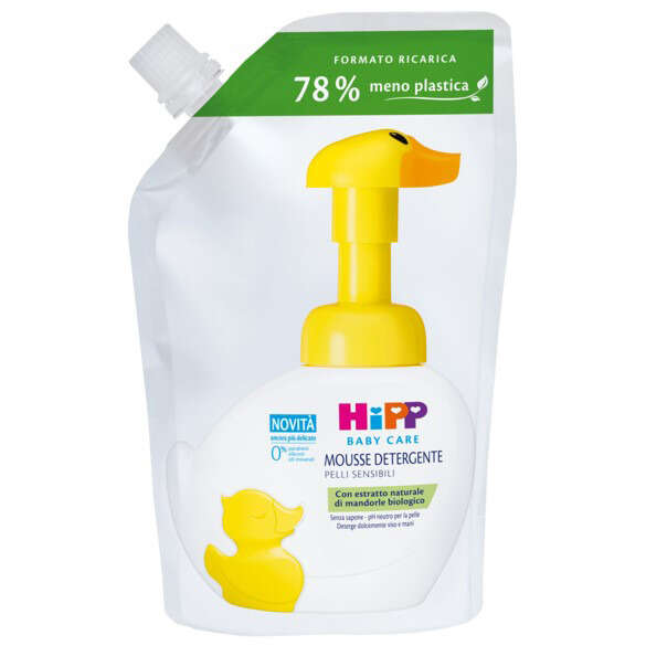 Hipp - Baby care ricarica mousse detergente paperella fun 250 ml