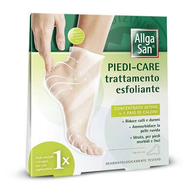 Naturwaren - Allgasan piedi care trattamento esfoliante 2 buste monodose