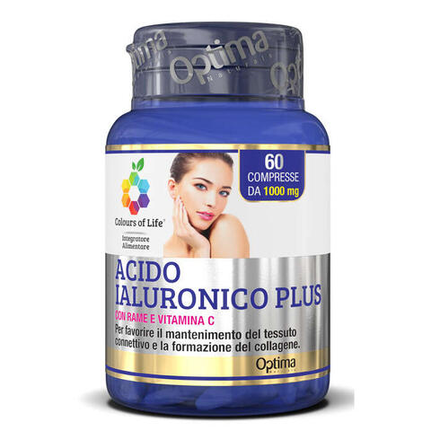 Colours of life - Acido ialuronico plus 60 compresse 1000 mg