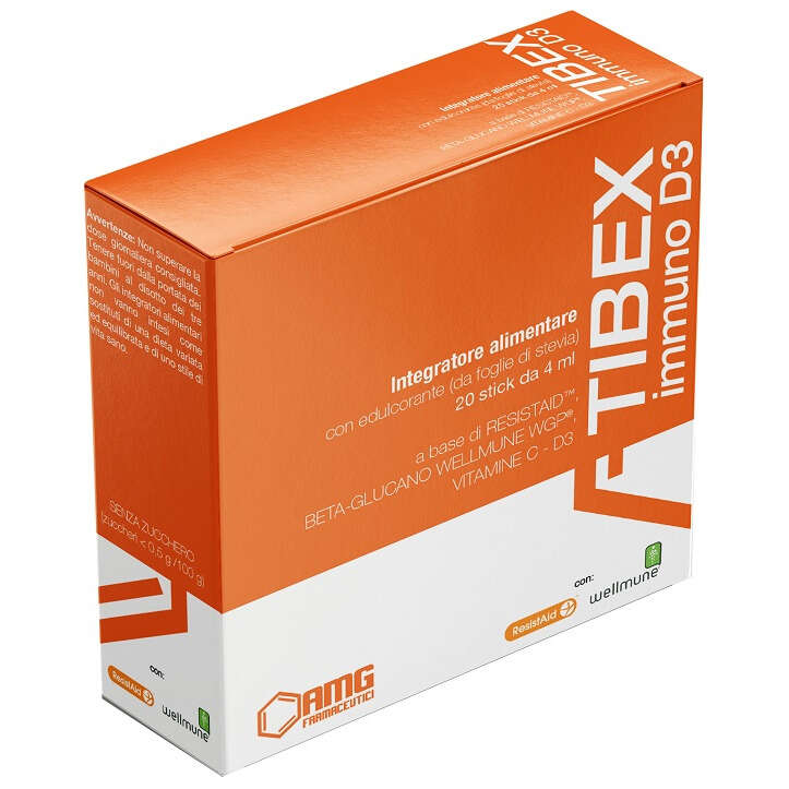 Amg farmaceutici - Tibex immuno d3 20 stick pack da 4 ml