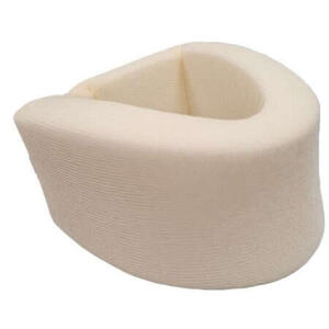 Farmacare - Collare cervicale morbido misura grande per artrosi cervicale e colpo di frusta regolazione della circonferenza tramite cinghie posteriori in velcro. altezza 10cm