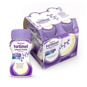 Fortimel - Compact protein banana 4 bottiglie 125 ml