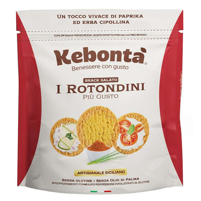 Kebonta - ' i rotondini snack salato piu' gusto 150 g + 30 g in omaggio