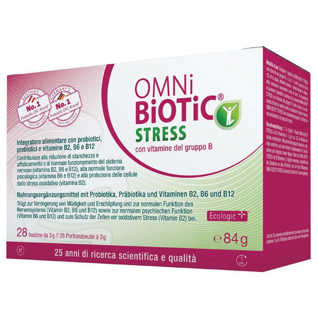 Stress con vitamine del gruppo b - Omni biotic stress vitamine gruppo b 28 bustine da 3 g