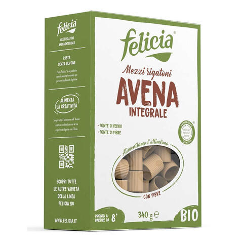 Felicia - Mezzi rigatoni avena 340 g
