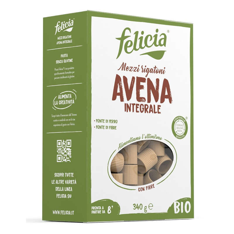 Felicia - Mezzi rigatoni avena 340 g
