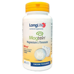 Longlife - Magtein magnesio l-threonato 60 tavolette rivestite