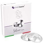Coverbasics - Paracapezzoli in argento  silver cups uni 2 pezzi