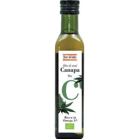 Fior di loto - Olio di semi di canapa bio 250 ml