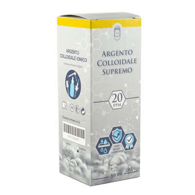 Punto salute e benessere di s. - Argento colloidale supremo 20ppm certificato spray con contagocce + erogatore naso + erogatore gola + erogatore pelle