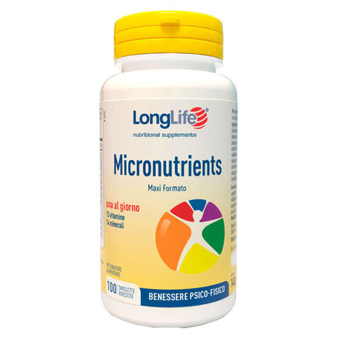 Longlife - Micronutrients 100 tavolette rivestite