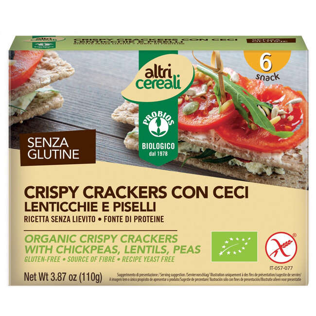 Probios - Altricereali crispy crackers con ceci 110 g