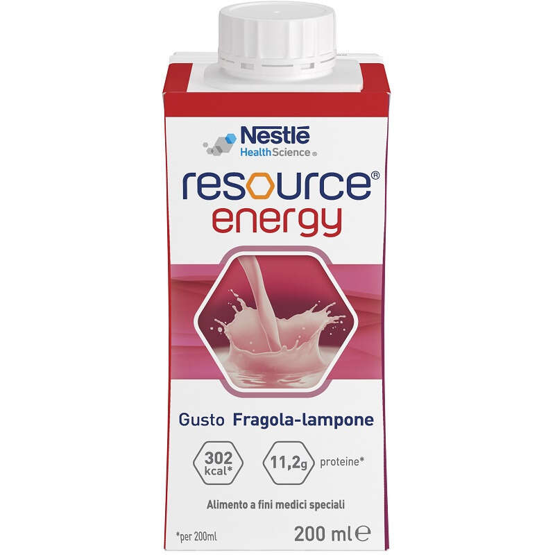 Nestle' - Resource energy fragola-lampone 200 ml