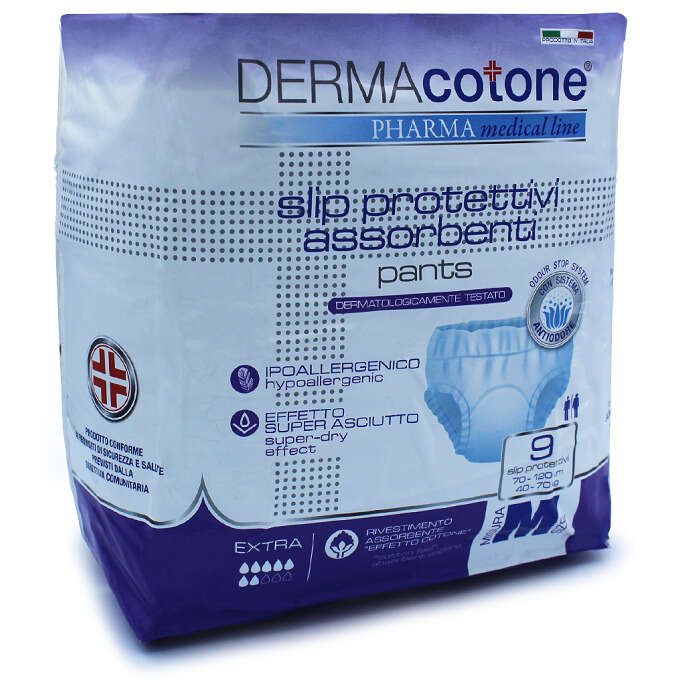 Dermacotone - Slip protettivo assorbente pants  m 9 pezzi