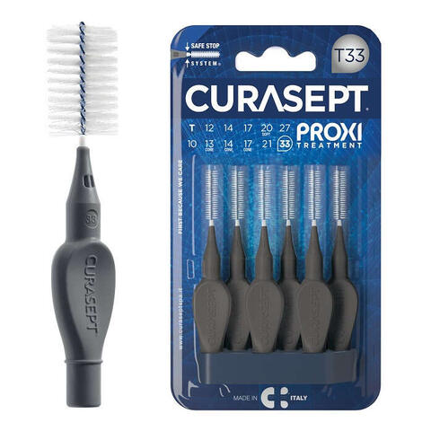 Chicco - Curasept proxi t33 antracite/anthracite 6 pezzi