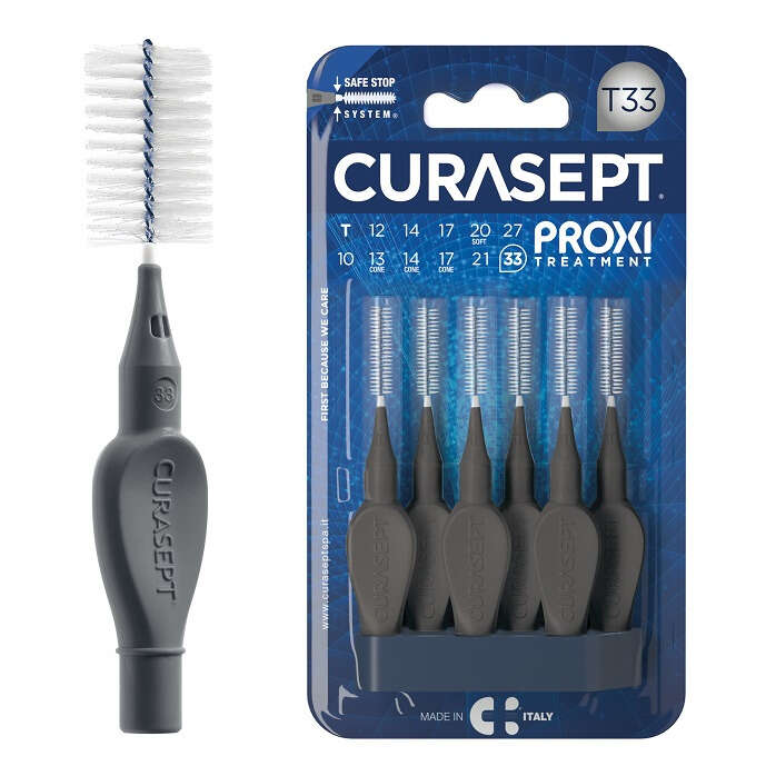 Chicco - Curasept proxi t33 antracite/anthracite 6 pezzi