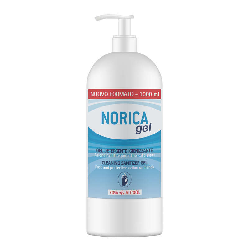 Norica - Gel detergente igienizzante 70% alcool 1000 ml