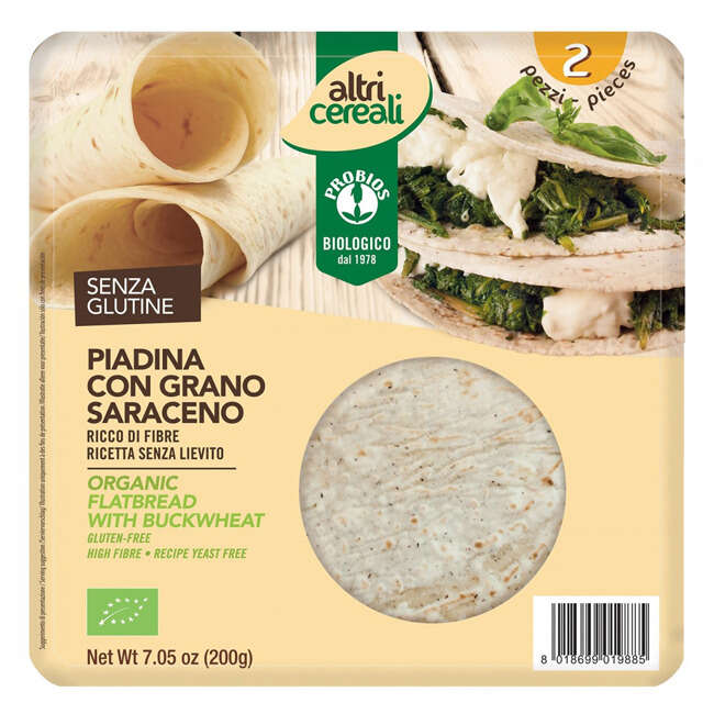 Probios - Altricereali piadina con grano saraceno 200 g