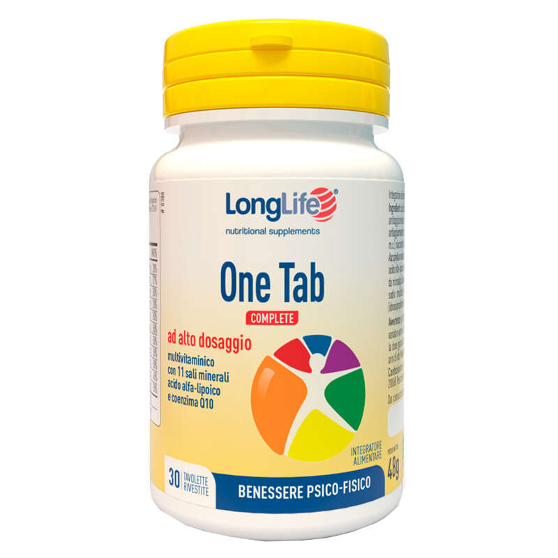 Longlife - One tab complete 30 tavolette rivestite