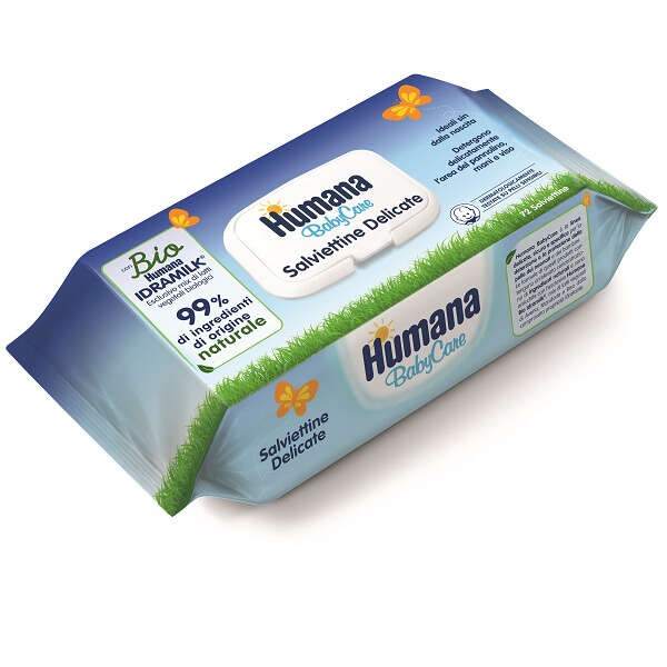 Humana - Baby care salviette 72 pezzi