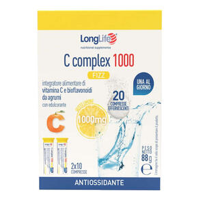 Longlife - C complex 1000 fizz 20 compresse effervescenti