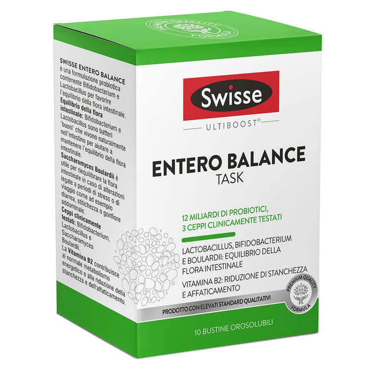 Swisse - Entero balance viaggio 10 bustine