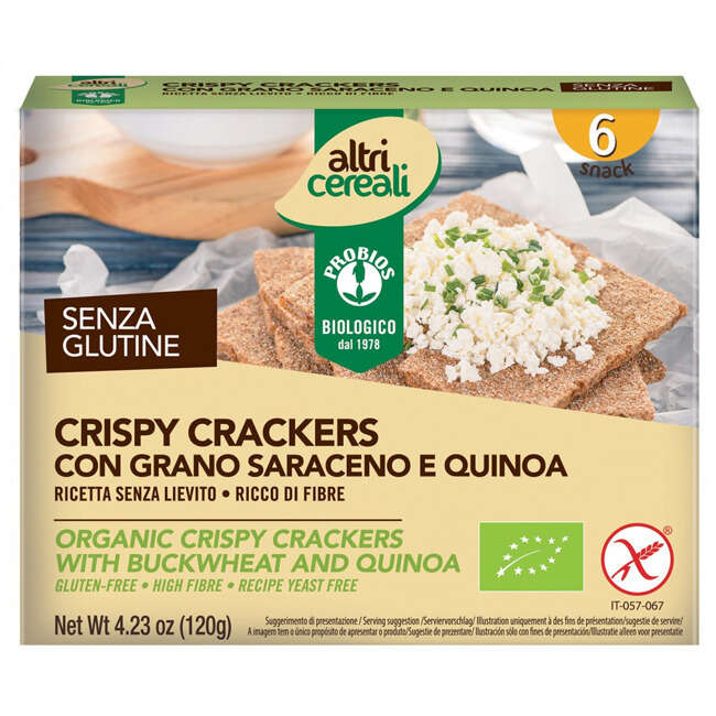 Probios - Altricereali crispy grano saraceno senza lievito 180 g