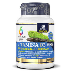 Colours of life - Vitamina d3 veg 60 capsule 500 mg