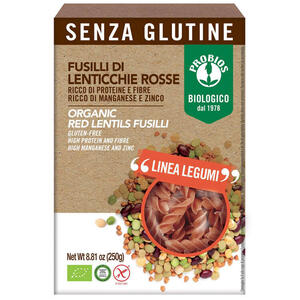 Probios - Specialita' 100% legumi fusilli lenticchie rosse 250 g