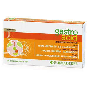 Farmaderbe - Gastro acid 20 compresse masticabili