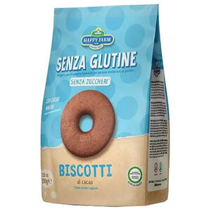 Happy farm - Biscotti al cacao senza zucchero 200 g