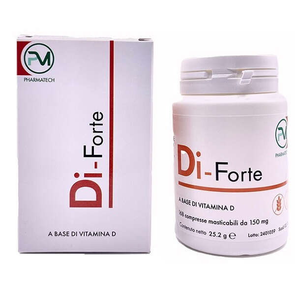 Piemme pharmatech - Di-forte 168 compresse masticabili