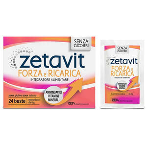 Zetavit - Forza e ricarica 24 bustine 6 g
