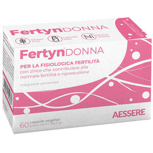 Fertyndonna - Fertyn donna 60 capsule vegetali senza glutine senza lattosio