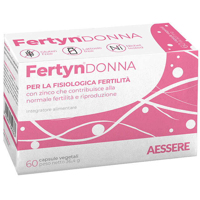 Fertyndonna - Fertyn donna 60 capsule vegetali senza glutine senza lattosio
