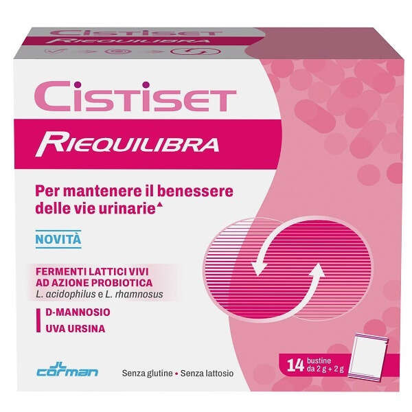 Cistiset riequilibra - 14 bustine senza glutine senza lattosio