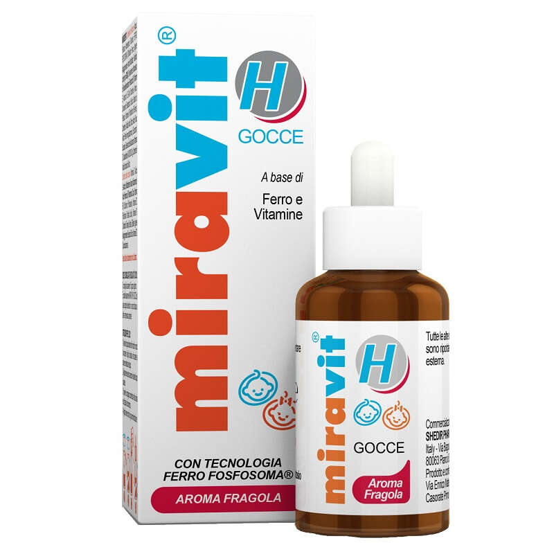 Miravit h gocce fragola - Miravit h gocce 15 ml fragola