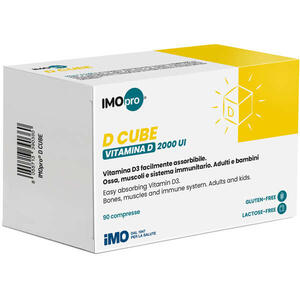 Imopro d cube vitamina d - Imopro d cube 90 compresse 600 mg