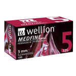 Medfine plus - Ago per penna da insulina wellion  5 32 gauge lunghezza 5 mm 100 pezzi