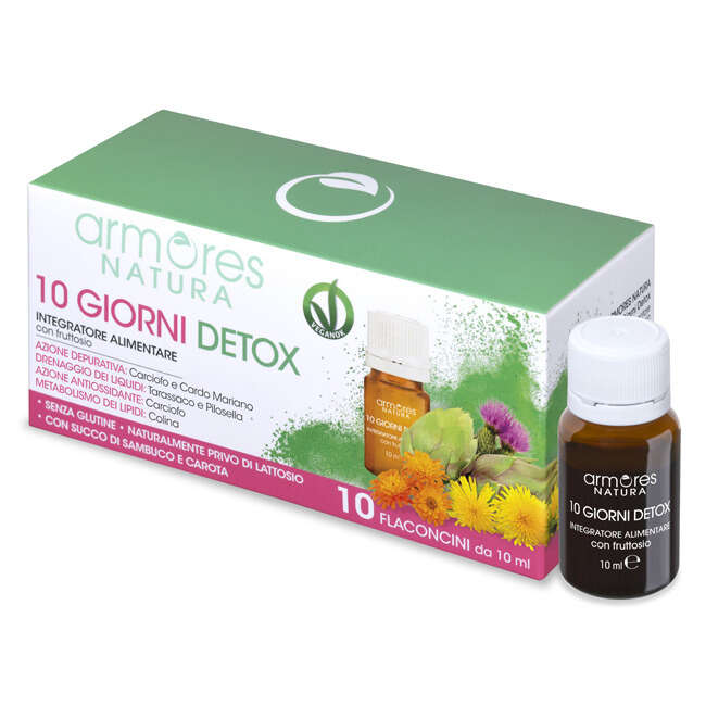 Armores - Natura 10 giorni detox 10 flaconcini da 10 ml