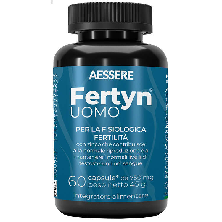 Fertynuomo - Fertyn uomo 60 capsule 750 mg senza glutine senza lattosio